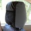 Auto headrest protect OSSO grey-black color