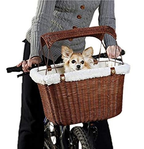 Велокорзина плетеная на руль для собак PetSafe Happy Ride Solvit